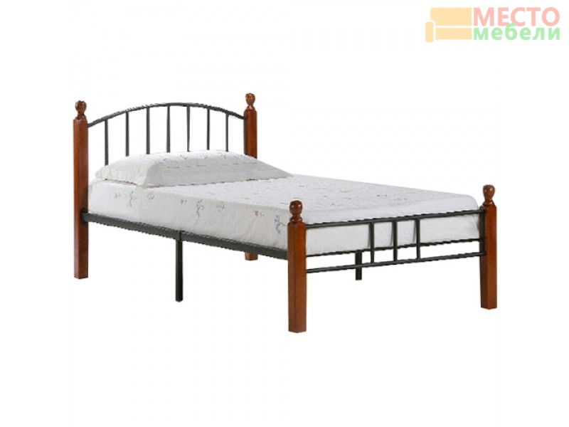Кровать односпальная AT 915 (метал. каркас) + основание